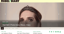 Desktop Screenshot of model-diary.com